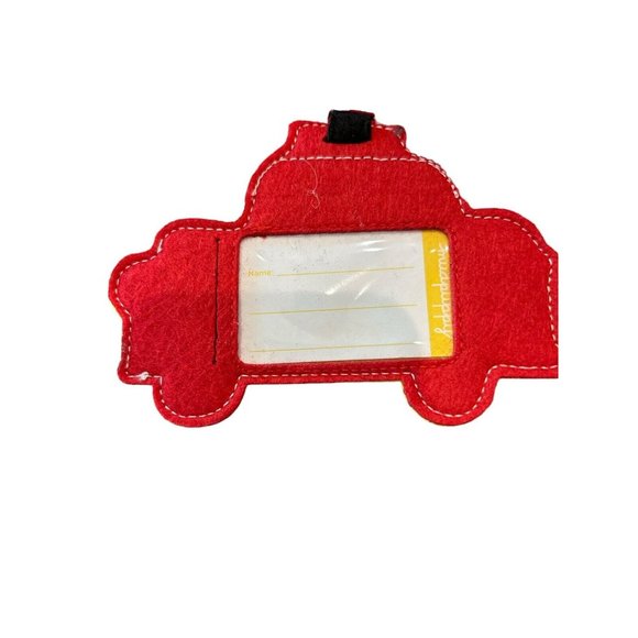 Kids Yellow Taxi Cab Luggage Tag Mudpuppy Bag Tag Backpack Name Tag Lunchbox NEW - Picture 5 of 6